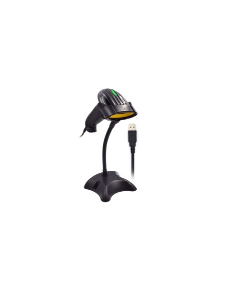 LECTOR CODIGO DE BARRAS EWENT LASER USB NEGRO EW3400
