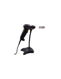 LECTOR CODIGO DE BARRAS EWENT LASER USB NEGRO EW3400 2