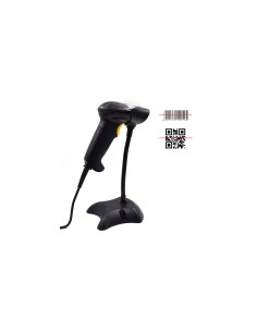 LECTOR CODIGO DE BARRAS EWENT USB NEGRO EW3410 2