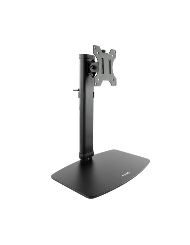 SOPORTE MONITOR TOOQ DE MESA DE 17P A 27P NEGRO