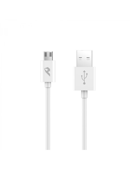 Home Serie Enjoy YCB-01-MW cable USB 1m 2.0 USB A Micro-USB A Blanco