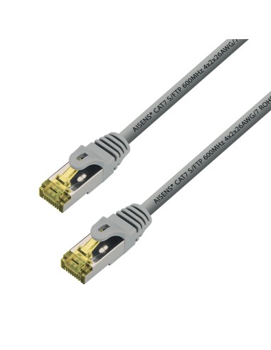 LATIGUILLO DE RED AISENS RJ45 S/FTP CAT7 10 GIGABITS/S CONDUCTOR OFC 2M GRIS A146-0335