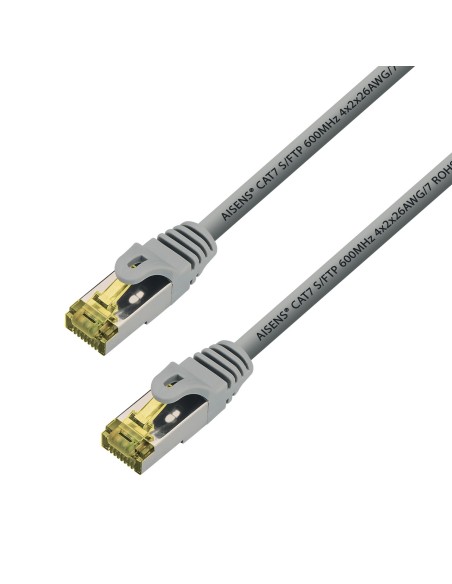LATIGUILLO DE RED AISENS RJ45 S/FTP CAT7 10 GIGABITS/S CONDUCTOR OFC 2M GRIS A146-0335