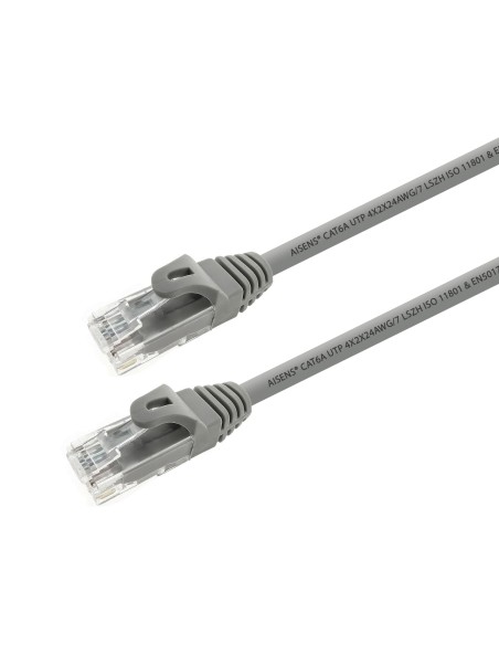 LATIGUILLO DE RED AISENS RJ45 UTP CAT6A 2M GRIS A145-0327