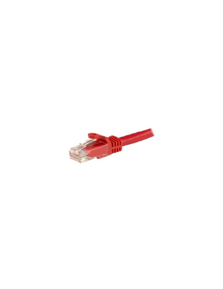 StarTech.com Cable de 1m Rojo de Red Gigabit Cat6 Ethernet RJ45 sin Enganche - Snagless - N6PATC1MRD