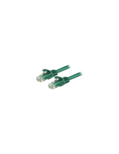 StarTech.com Cable de 0,5m Verde de Red Gigabit Cat6 Ethernet RJ45 sin Enganche - Snagless - N6PATC50CMGN