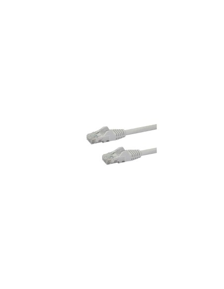 StarTech.com Cable de Red de 0,5m Blanco Cat6 UTP Ethernet Gigabit RJ45 sin Enganches - N6PATC50CMWH