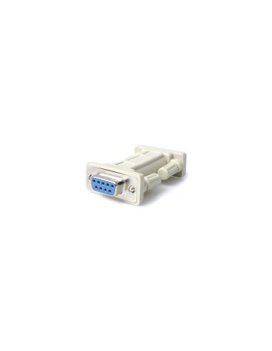 StarTech.com Adaptador de Módem Nulo Serie RS232 DB9- Hembra a Hembra - Blanco