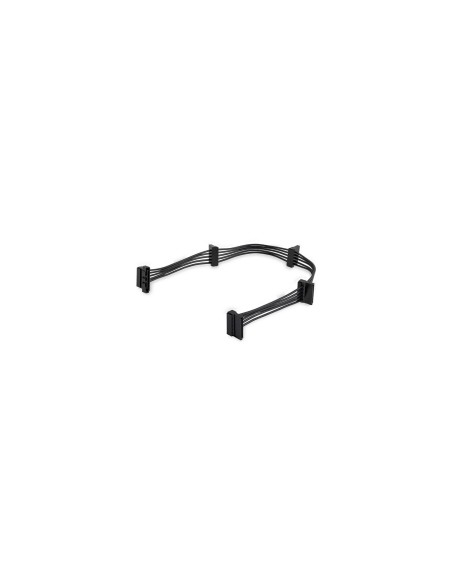 StarTech.com Cable Adaptador Bifurcador Divisor Splitter de Alimentación SATA de 40cm - 4x Receptáculos Hembra SATA