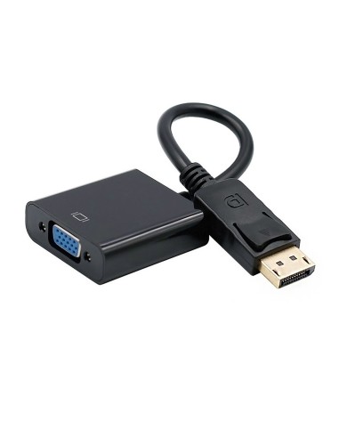 ADAPTADOR AISENS DISPLAYPORT MACHO A SVGA HEMBRA 15CM NEGRO A125-0367