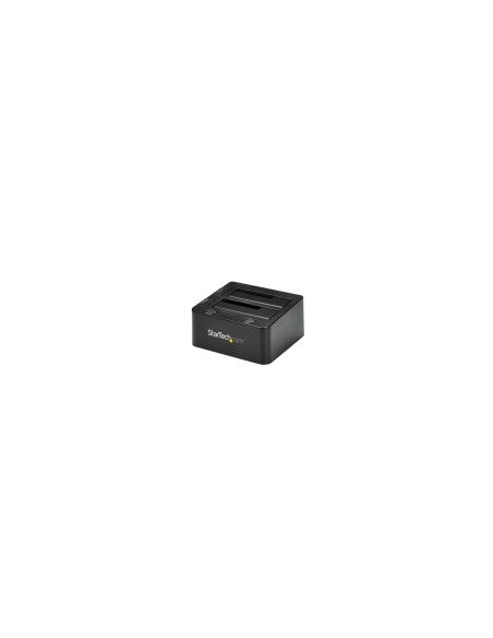 StarTech.com Docking Station USB 3.1 con UASP de 2 BahÍ­as para Disco Duro o SSD SATA de 2.5 o 3.5 Pulgadas - Negro