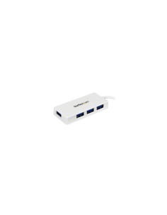 StarTech.com Adaptador Concentrador Hub Ladrón USB 3.1 Super Speed para Laptop de 4 Puertos Salidas - Blanco 2