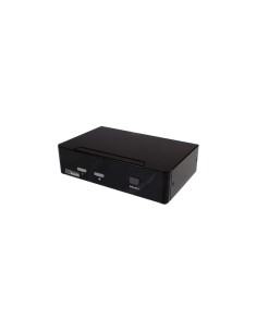 StarTech.com Conmutador Switch KVM - 2 puertos USB 2.0 - Audio VÍ­deo DVI - Negro