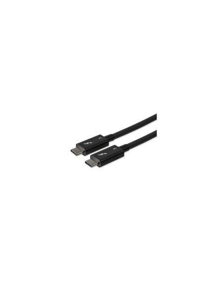 StarTech.com Cable de 0.8m Thunderbolt 3 USB-C 40Gbps - Compatible con Thunderbolt y USB - Negro