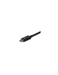 StarTech.com Cable de 0.8m Thunderbolt 3 USB-C 40Gbps - Compatible con Thunderbolt y USB - Negro 2