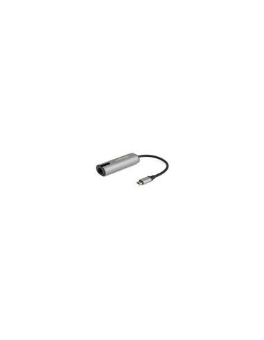 StarTech.com Adaptador de Red Ethernet USB-C a RJ45 2,5 Gigabit LAN - 2.5GBASE-T -  Negro Gris
