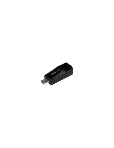 StarTech.com Adaptador Tarjeta de Red Externa NIC USB 3.0 a 1 Puerto Gigabit Ethernet 1Gbps RJ45 USB A Sin Dongle negro