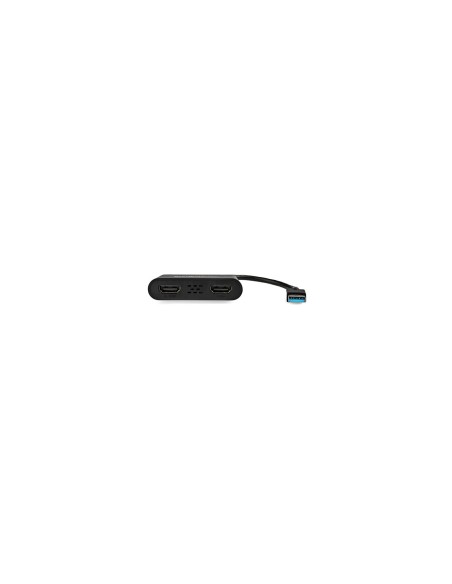 StarTech.com Adaptador Gráfico Externo USB 3.0 a 2 Puertos HDMI 4K - Adaptador de VÍ­deo Externo 4K para 2 Monitores negro