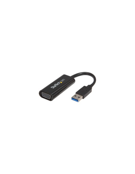 StarTech.com Adaptador Gráfico Conversor USB 3.0 a VGA - Cable Convertidor Compacto de VÍ­deo - 1920x1200 / 1080p negro
