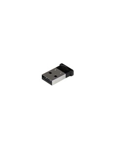 StarTech.com Micro Adaptador USB 2.0 Externo Bluetooth 4.0 EDR para Ordenador de Sobremesa o Portátil negro