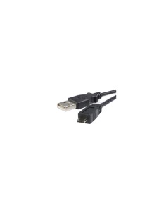 StarTech.com Cable Adaptador de 1m USB A Macho a Micro USB B Macho para Teléfono Móvil Carga y Datos - Negro