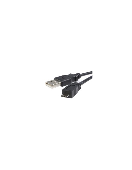 StarTech.com Cable Adaptador de 1m USB A Macho a Micro USB B Macho para Teléfono Móvil Carga y Datos - Negro