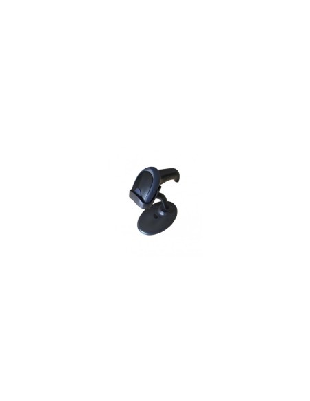 Eightt Escaner de codigos de barras USB negro 1D con soporte