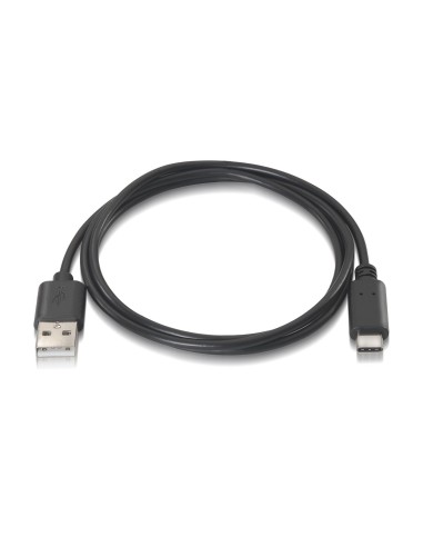 Cable aisens usb 2.0 tipo-a macho a usb tipo-c macho 3a 1m negro A107-0051