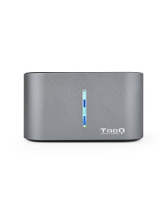 Docking station tooq USB 3.1 Gen 1 Type-B doble bahia Aluminio TQDS-805G 2