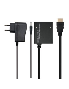 Splitter hdmi 1x2 con alimentacion nanocable 50cm negro 10.25.3502 2