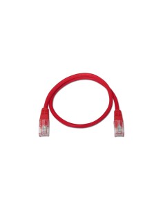 Latiguillo de red aisens rj45 utp cat5e 0.5m rojo A133-0187 2