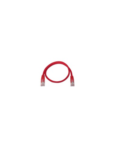 Latiguillo de red aisens rj45 utp cat5e 1m rojo A133-0188