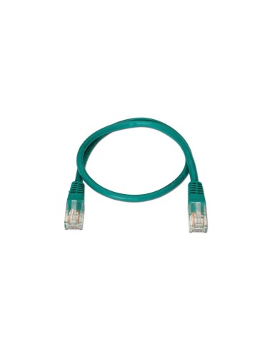 Latiguillo de red aisens rj45 utp cat6 0.5m verde A135-0245