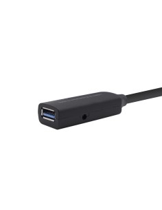 Cable alargador aisens usb 3.2 gen 1 usb tipo-a macho a usb tipo-a hembra 5m negro A105-0407 2