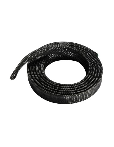 Organiador de cables en poliester aisens diametro hasta 20mm 1m negro A151-0405