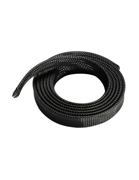 Organiador de cables en poliester aisens diametro hasta 20mm 1m negro A151-0405