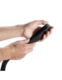 Organiador de cables en poliester aisens diametro hasta 20mm 1m negro A151-0405 2