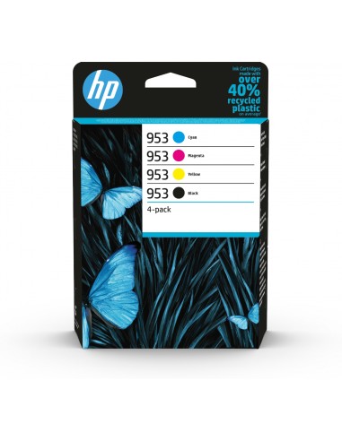 Cartucho hp 953 original rendimiento estandar Negro Cian Magenta Amarillo 6ZC69AE