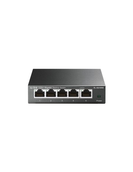 Switch Tp-link No administrado L2 5 puertos Gigabit Ethernet 10/100/1000 Negro TL-SG105S