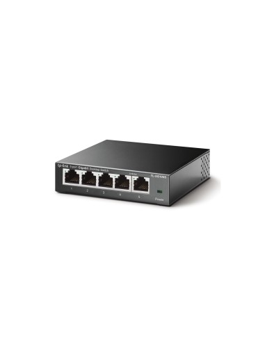 Switch Tp-link No administrado L2 5 puertos Gigabit Ethernet 10/100/1000 Negro TL-SG105S