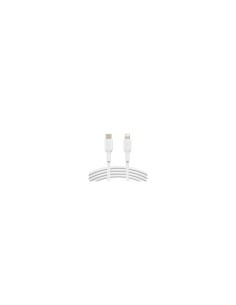Cable Belkin CAA003BT1MWH cable de conector Lightning 1 m Blanco CAA003BT1MWH
