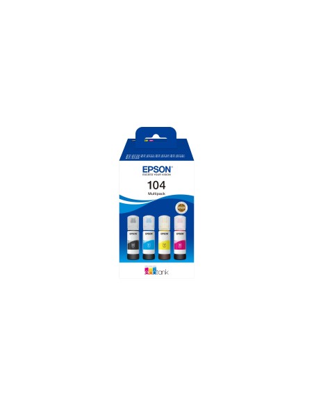 Botellas Epson 104 EcoTank Original multipack C13T00P640