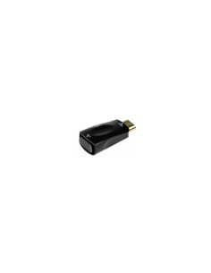 Adaptador gembird hdmi macho a vga hembra negro A-HDMI-VGA-02 2