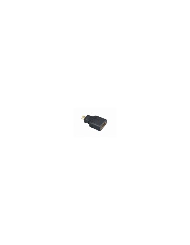 Adaptador gembird hdmi hembra a miro hdmi macho negro A-HDMI-FD