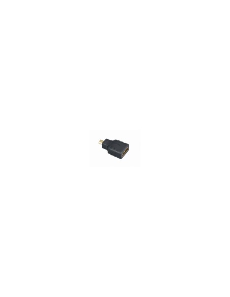 Adaptador gembird hdmi hembra a miro hdmi macho negro A-HDMI-FD