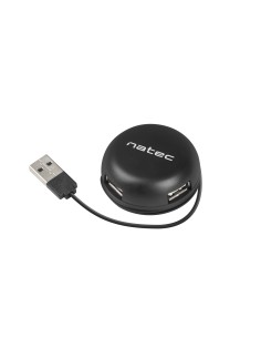 Hub natec bumblebee usb 2.0 4puertos 480 Mbit/s negro NHU-1330 2