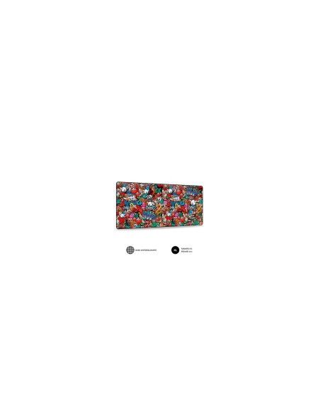 Alfombrilla subblim grafitti xl 900 x 400 x 3mm SUB-MP-01PUW02