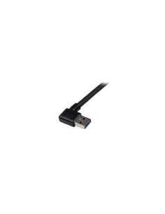 StarTech.com Cable usb 3.2 super speed micro usb-b macho a usb-a macho acodado en angulo a la derecha 1m negro USB3SAB1MRA 2