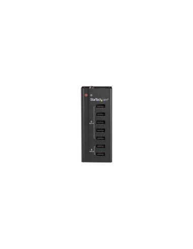 StarTech.com Estación de Carga USB de 7 Puertos Autónoma - 5x Puertos de 1A y 2x Puertos de 2A - Base de Carga USB