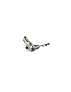 StarTech.com Cable de seguridad universal 3 en 1 para portatiles con candado de Combinacion de 4 digitos 2m negro plata LTULOCK4 2